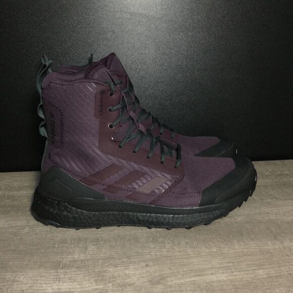 Adidas Terrex Free Hiker XPL Gore-TEX GTX Parley Hiking Shoes Maroon GW7222 8 - Picture 1 of 7